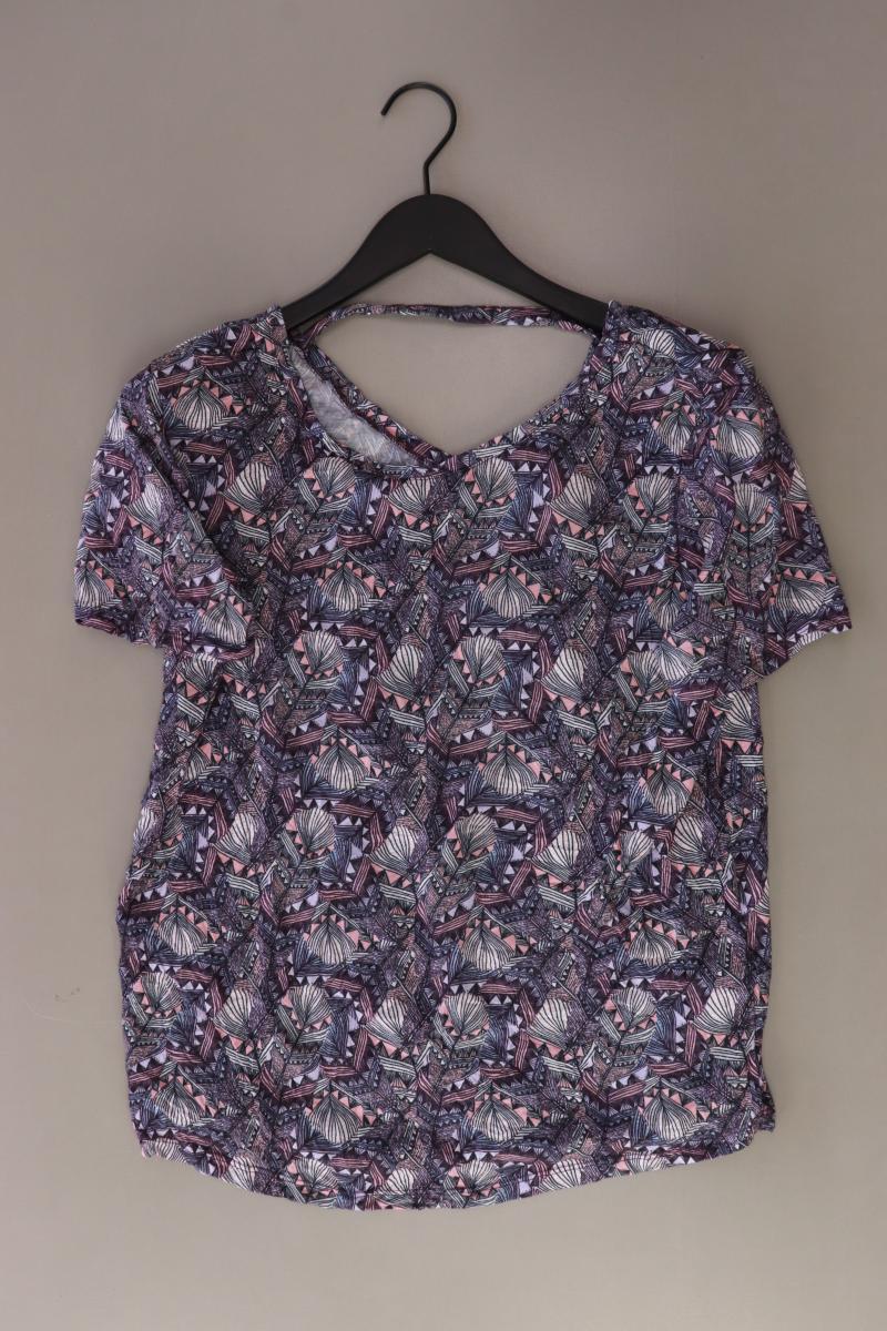 Street One T-Shirt Gr. 42 Kurzarm lila aus Polyester