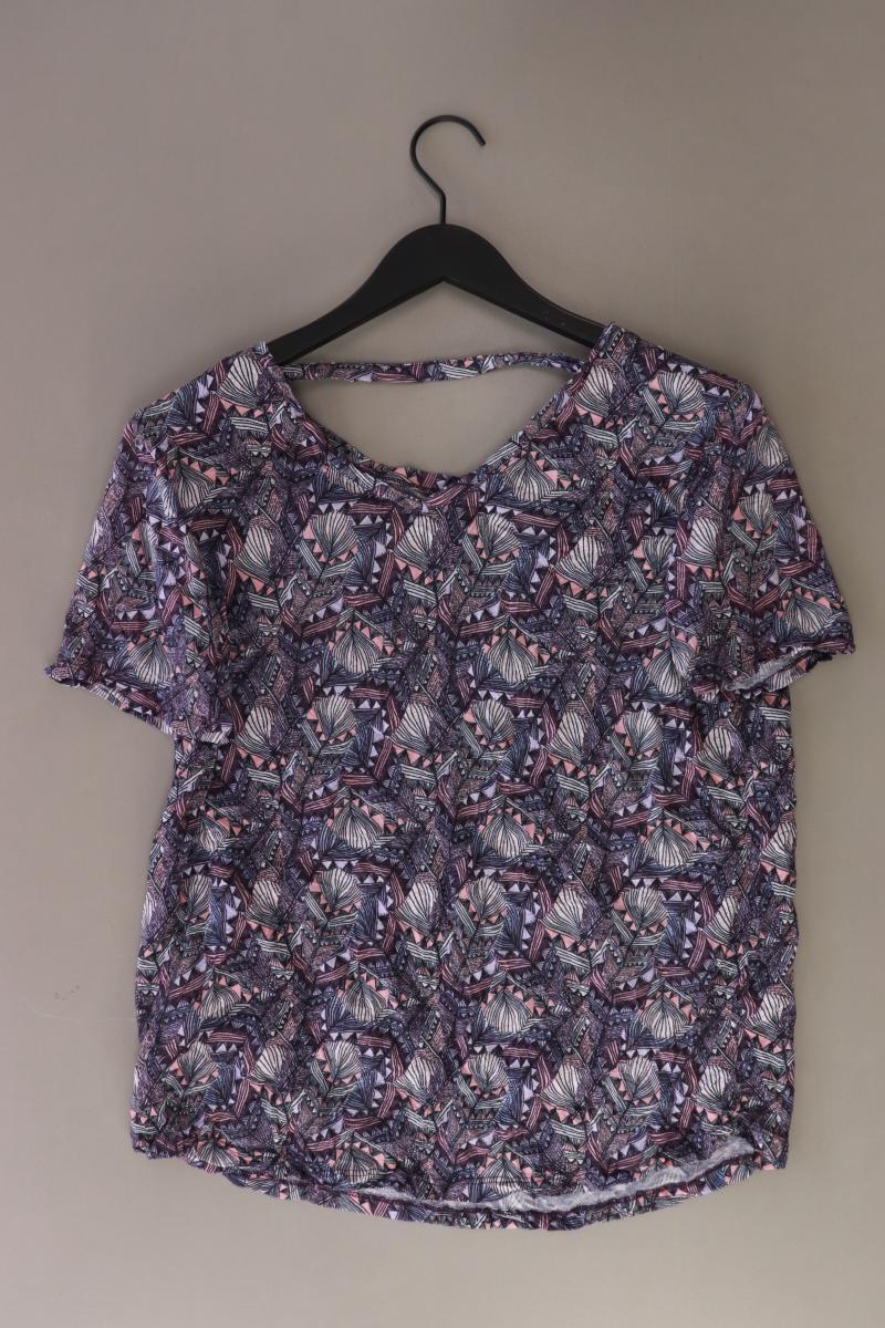Street One T-Shirt Gr. 42 Kurzarm lila aus Polyester