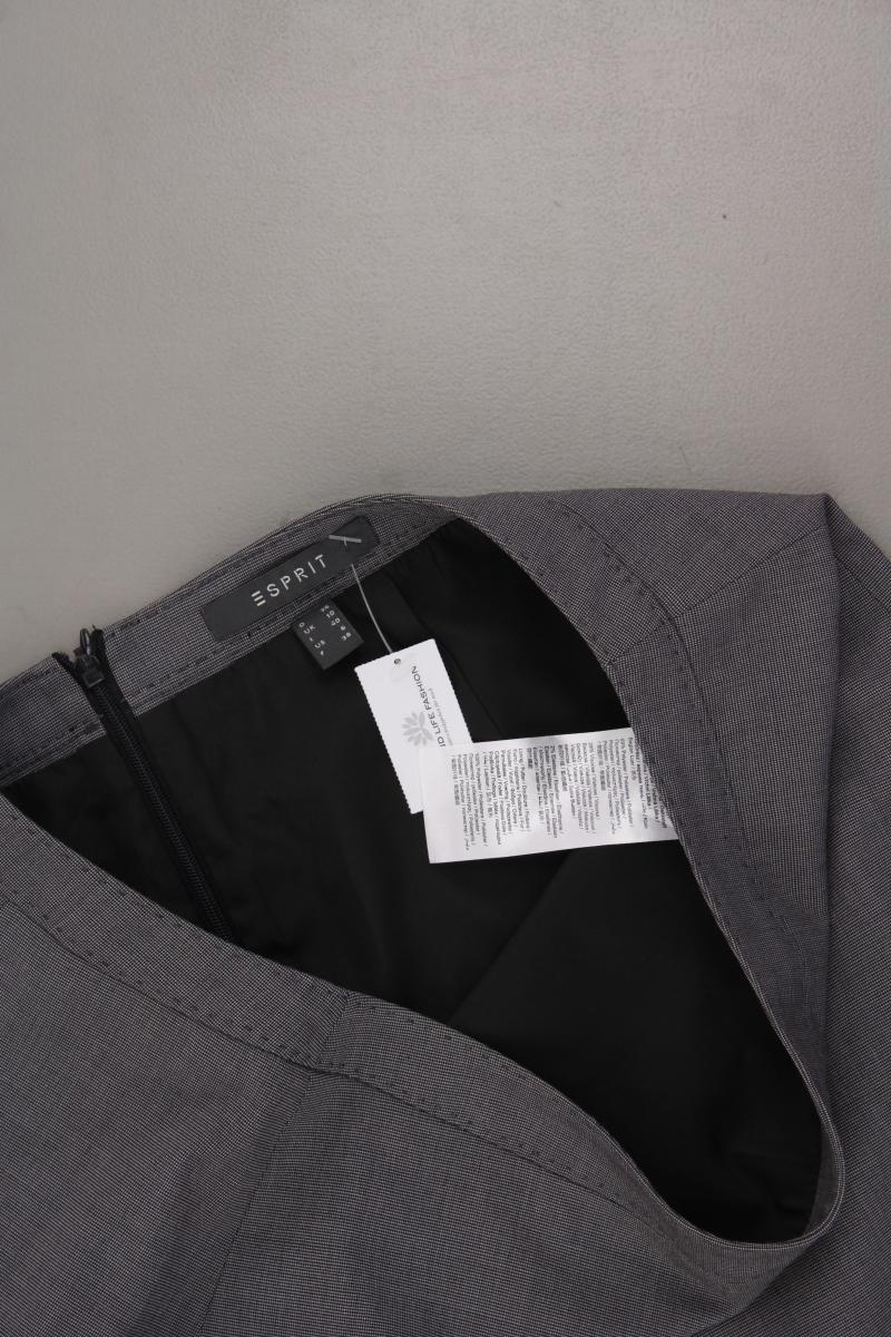 Esprit Bleistiftrock Gr. 36 grau aus Polyester