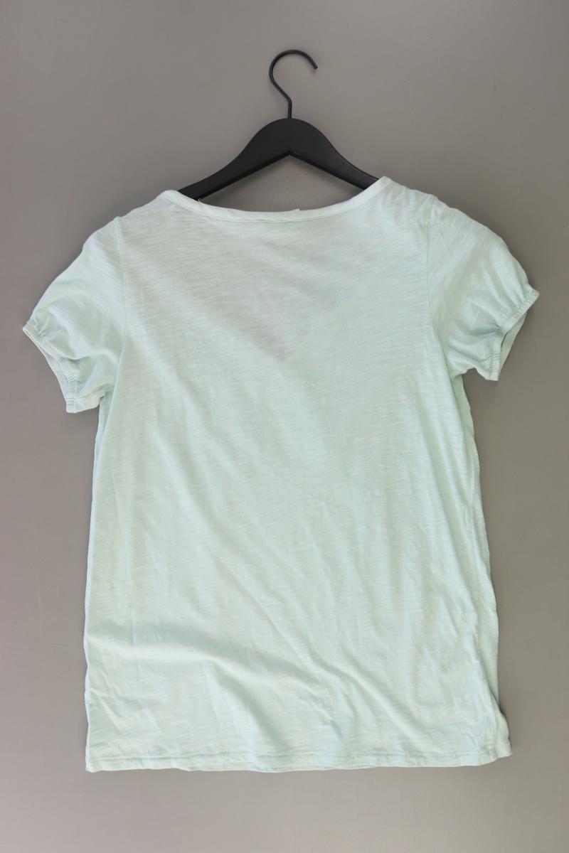 Esprit Shirt mit V-Ausschnitt Gr. S Kurzarm grün