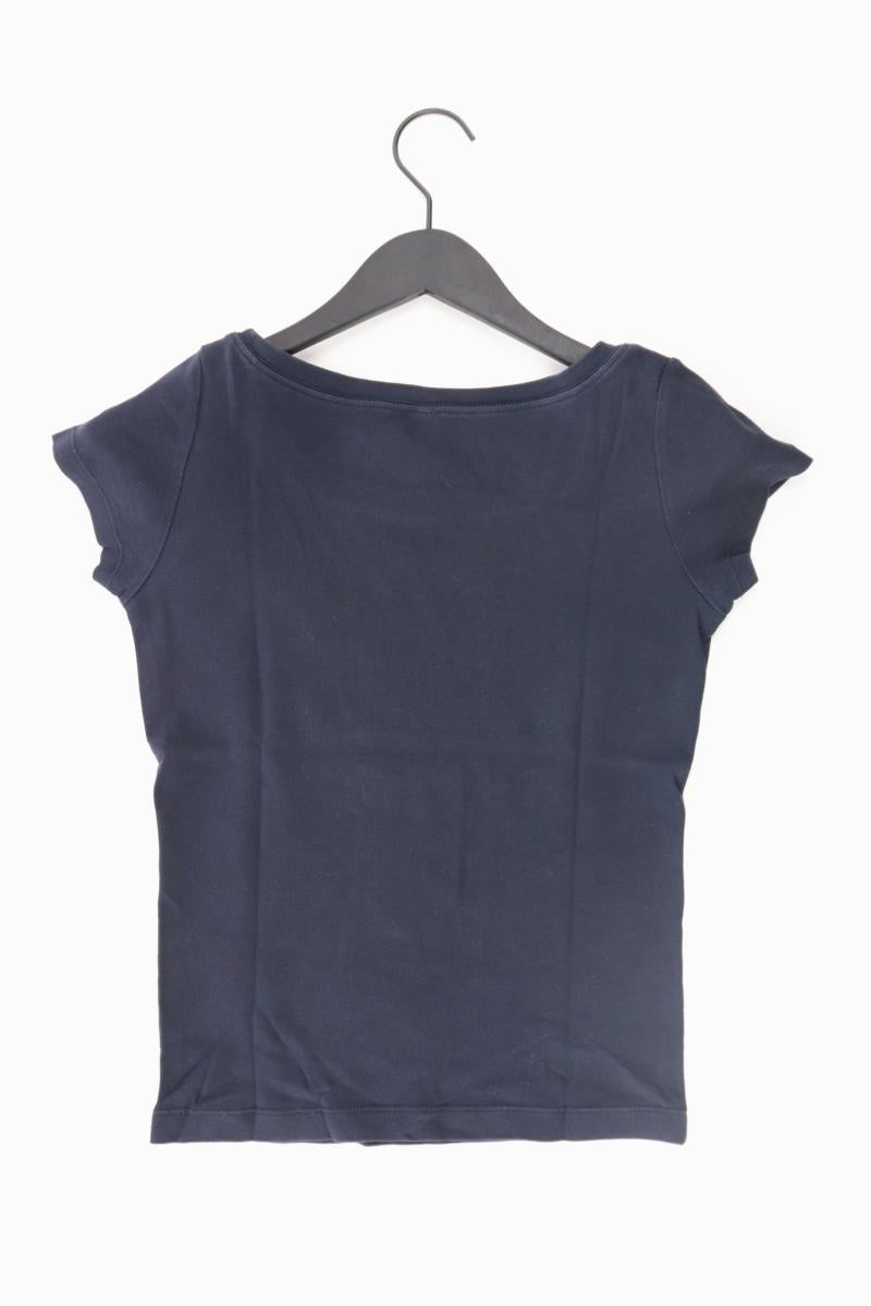 Esprit Printshirt Gr. XS Kurzarm blau aus Baumwolle