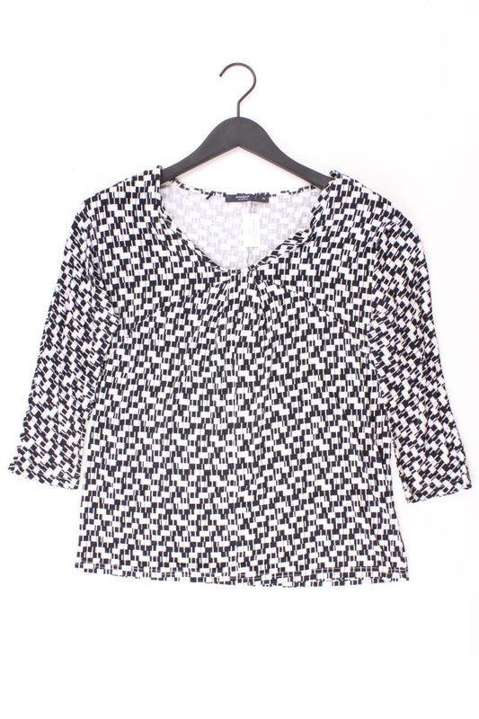 Manguun Bluse Gr. 40 3/4 Ärmel schwarz aus Viskose