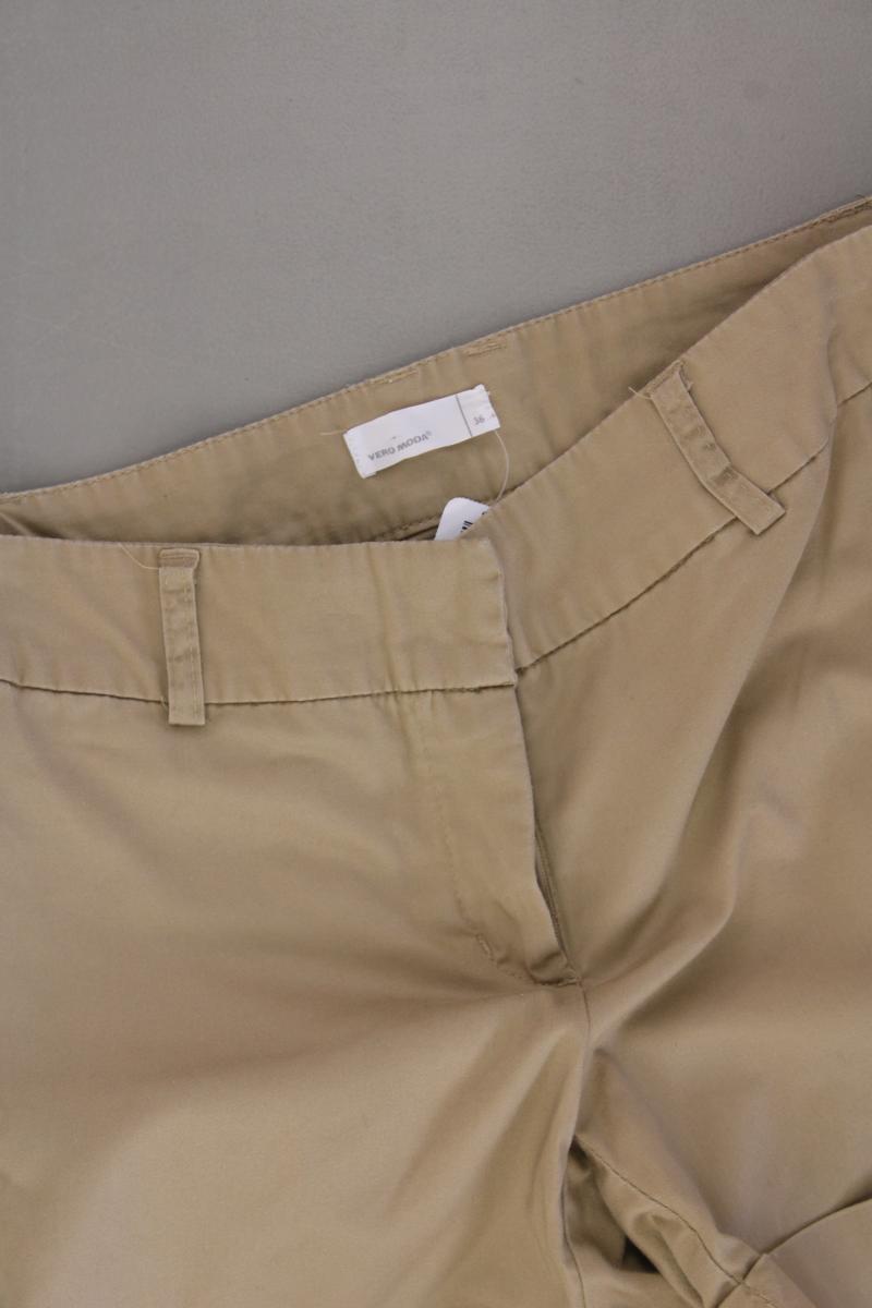 Vero Moda Hotpants Gr. 36 creme aus Baumwolle