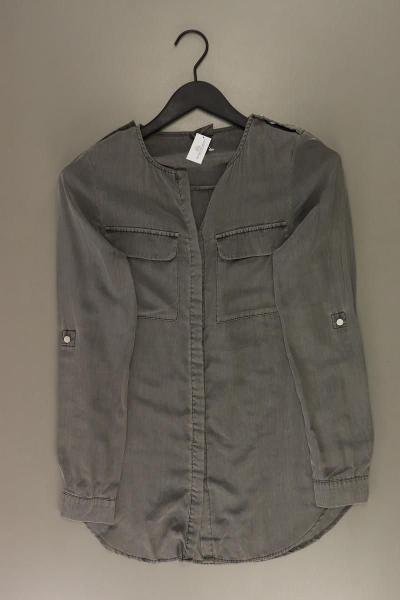 Vero Moda Langarmbluse Gr. XS neuwertig grau aus Viskose