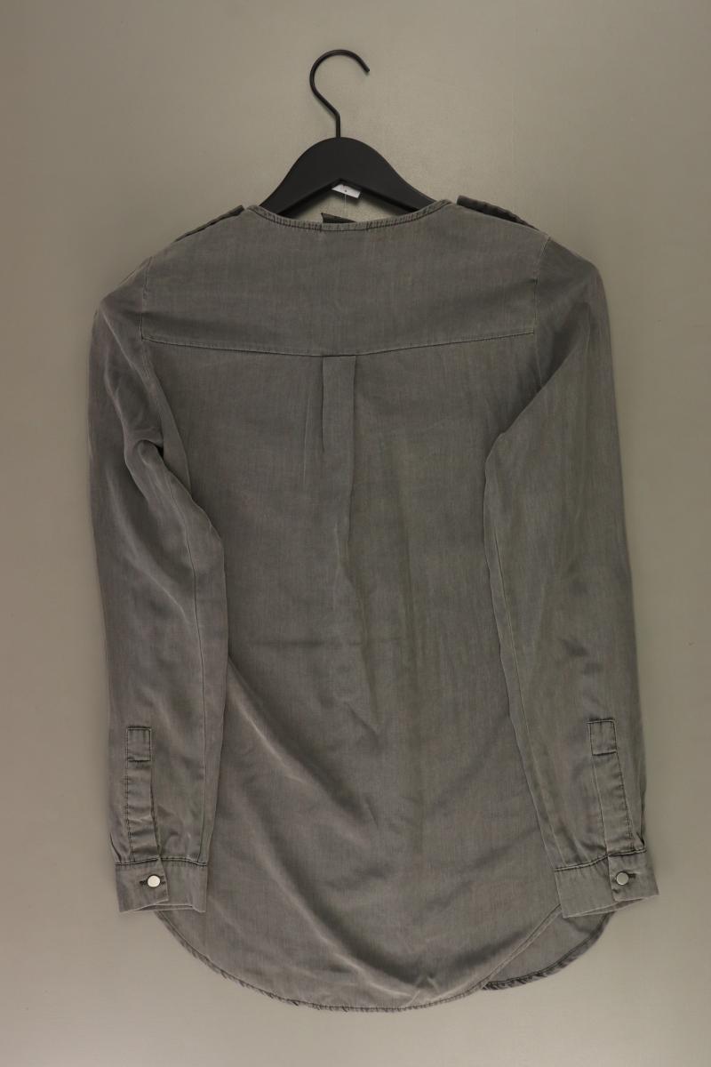 Vero Moda Langarmbluse Gr. XS neuwertig grau aus Viskose