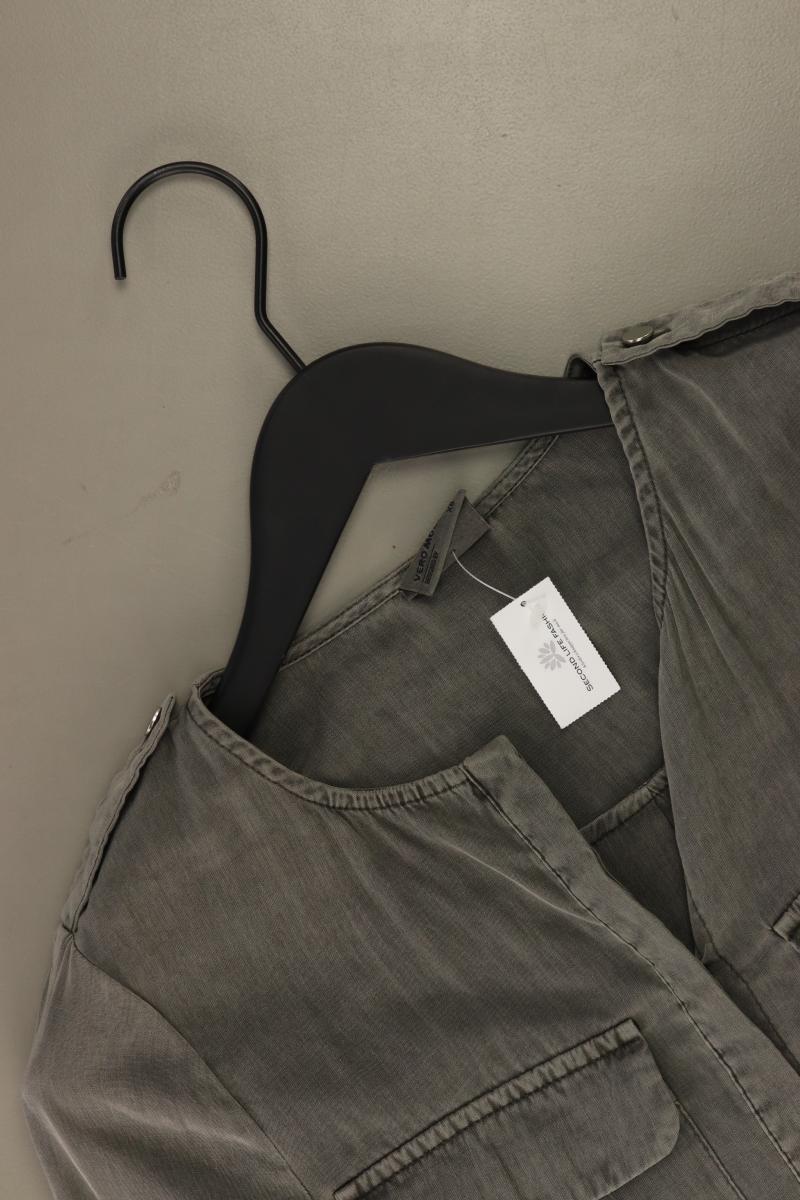 Vero Moda Langarmbluse Gr. XS neuwertig grau aus Viskose