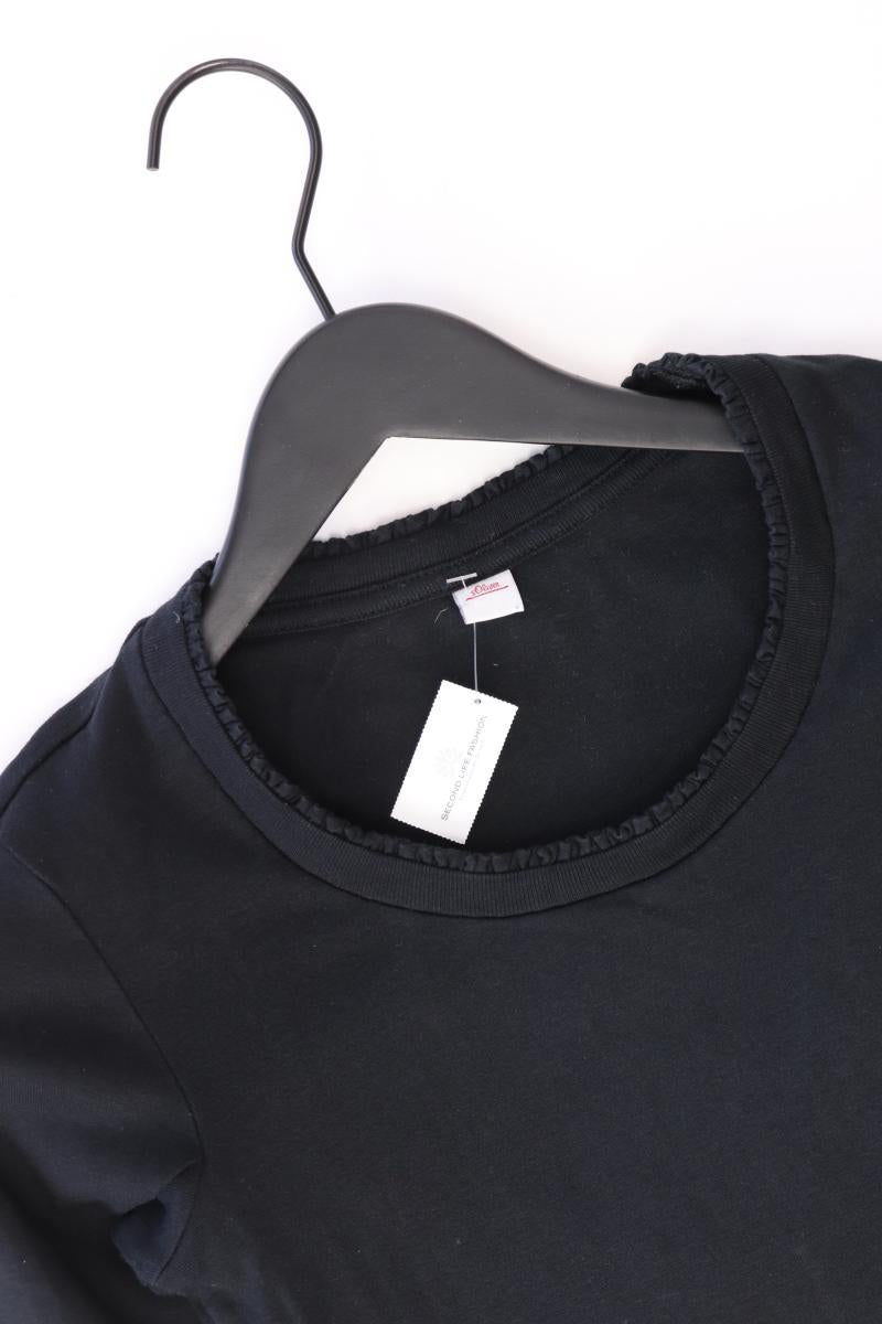 s.Oliver Classic Shirt Gr. 36 3/4 Ärmel schwarz aus Baumwolle