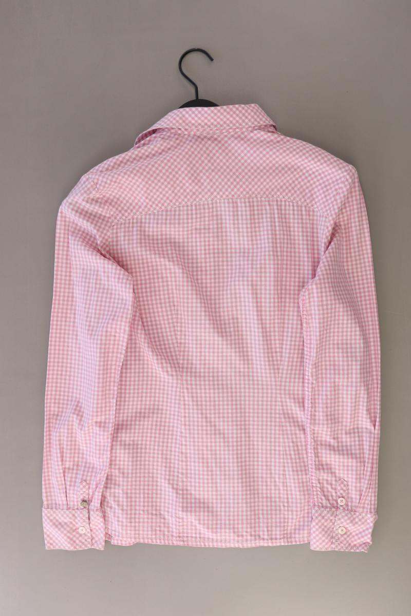 Mustang Karobluse Gr. 38 kariert Langarm rosa aus Baumwolle