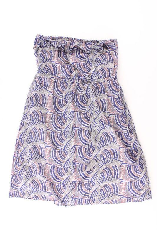 QS by s.Oliver Bandeaukleid Gr. 38 Ärmellos grau aus Baumwolle