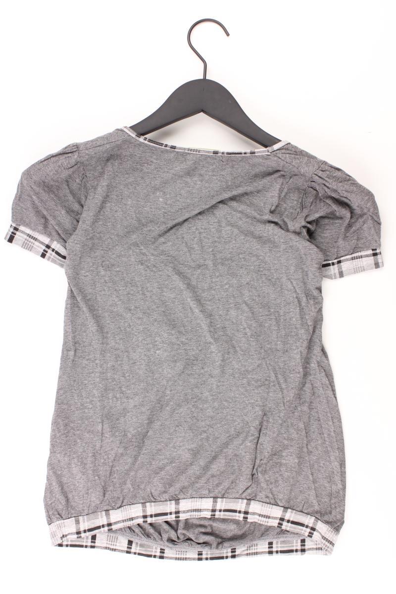 Ichi T-Shirt Gr. XS Kurzarm grau aus Viskose