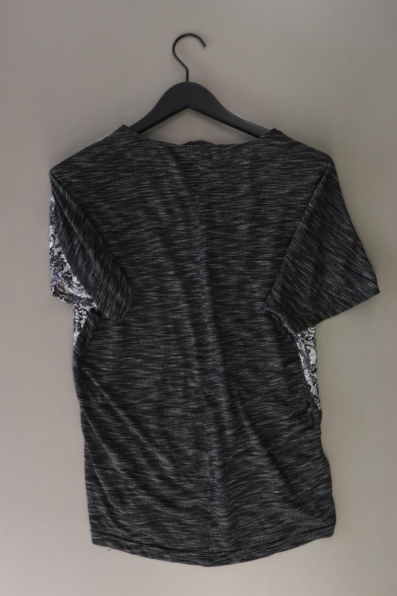 Luxuz Shirt Gr. 40 Kurzarm grau aus Viskose