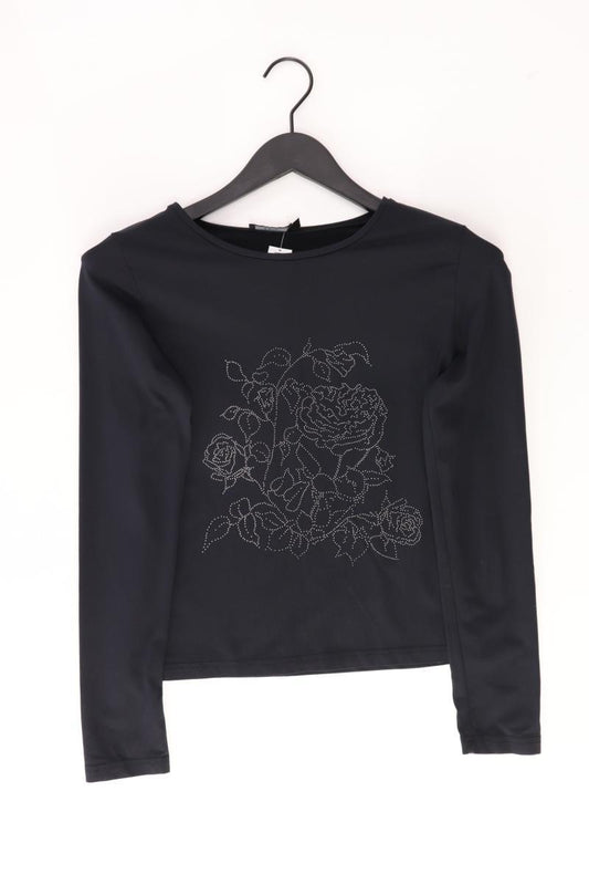 Zero Longsleeve-Shirt Gr. 36 Langarm schwarz aus Polyacryl