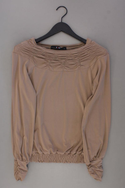 yest Longsleeve-Shirt Gr. XS Langarm braun aus Viskose