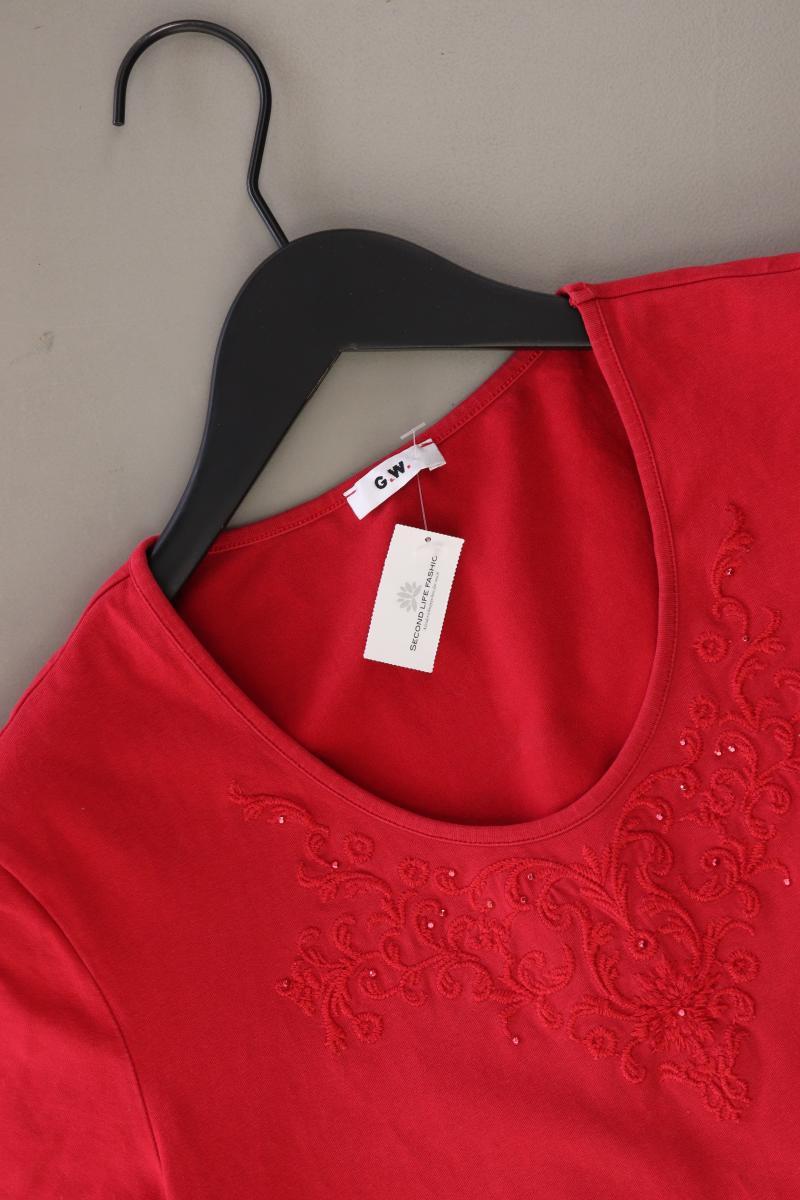 Gerry Weber T-Shirt Gr. M Kurzarm rot