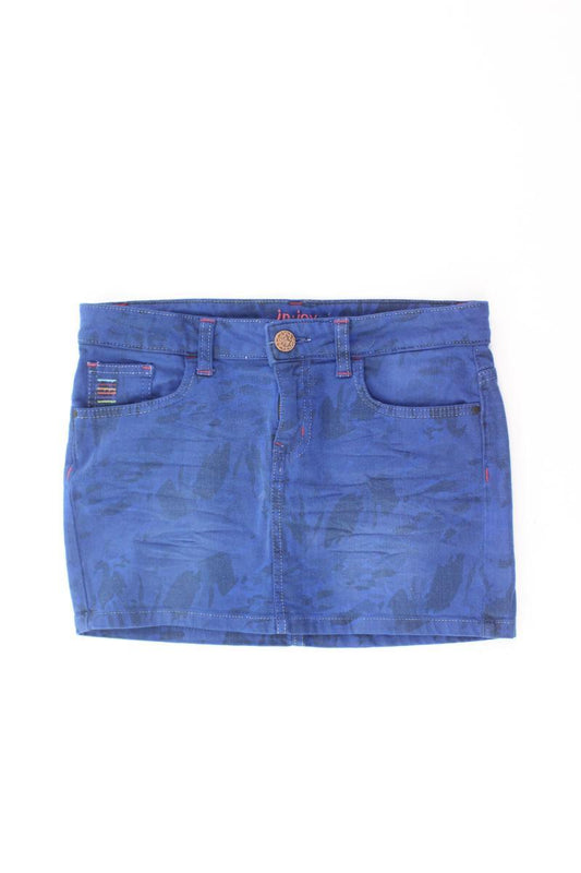 In Joy Minirock Gr. S blau aus Baumwolle