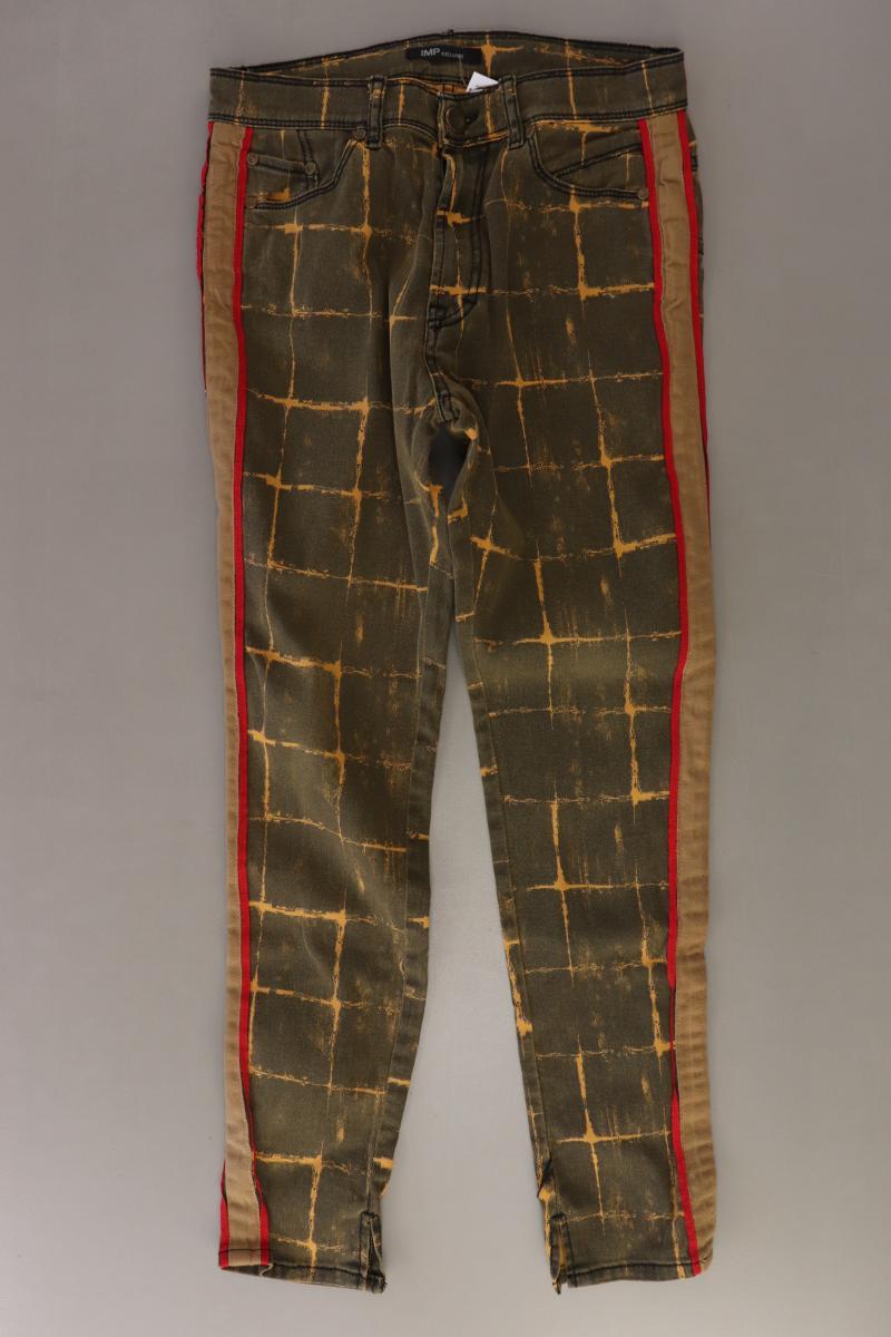 IMP Deluxe Skinny Jeans Gr. W25 olivgrün aus Baumwolle
