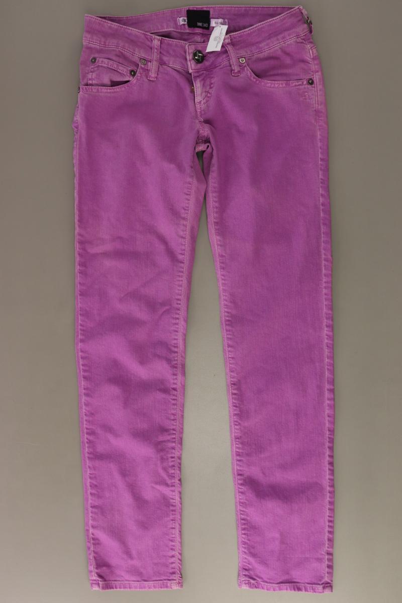 Take Two Skinny Jeans Gr. W27 lila aus Baumwolle