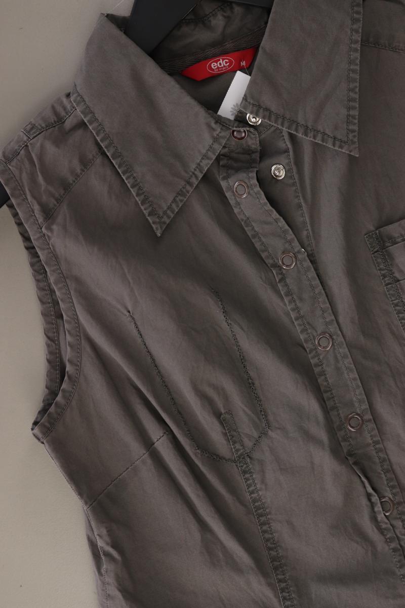 edc by Esprit Ärmellose Bluse Gr. S grau