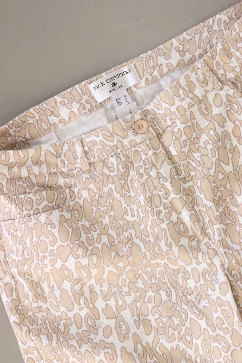 rick cardona Hose Gr. 40 creme aus Baumwolle