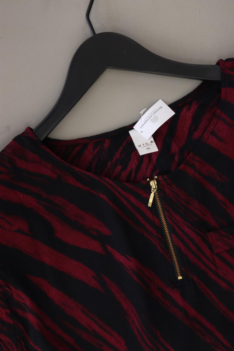 Vila Regular Bluse Gr. XS rot