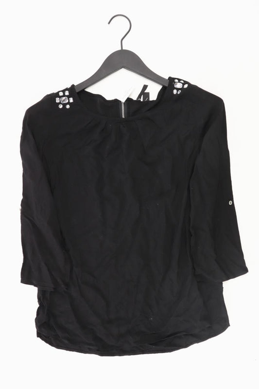 Mango Bluse Gr. M 3/4 Ärmel schwarz