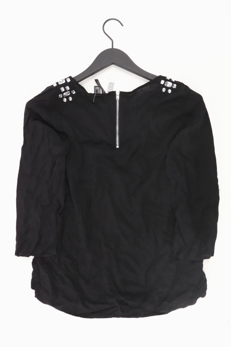 Mango Bluse Gr. M 3/4 Ärmel schwarz