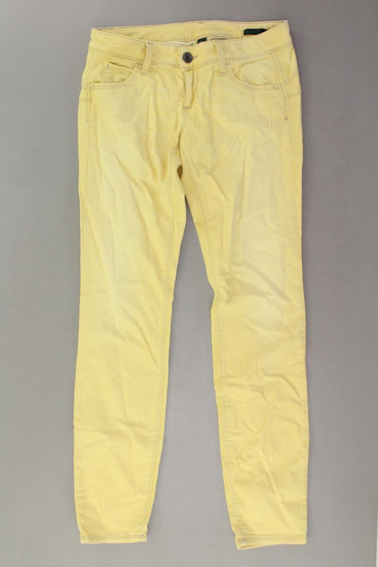 Benetton Skinny Jeans Gr. W29 neuwertig gelb aus Baumwolle