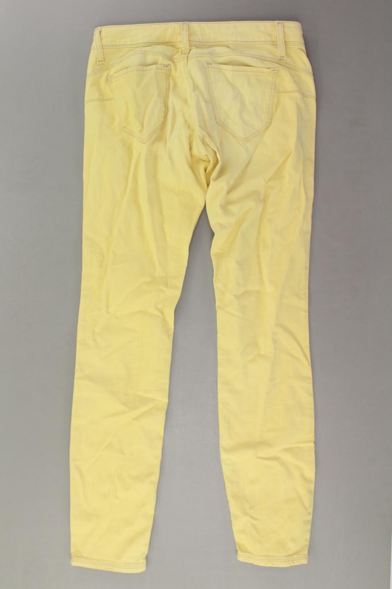 Benetton Skinny Jeans Gr. W29 neuwertig gelb aus Baumwolle