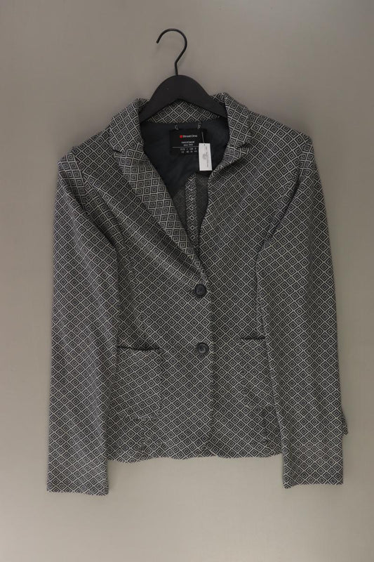 Street One Jerseyblazer Gr. 42 neuwertig grau aus Polyester