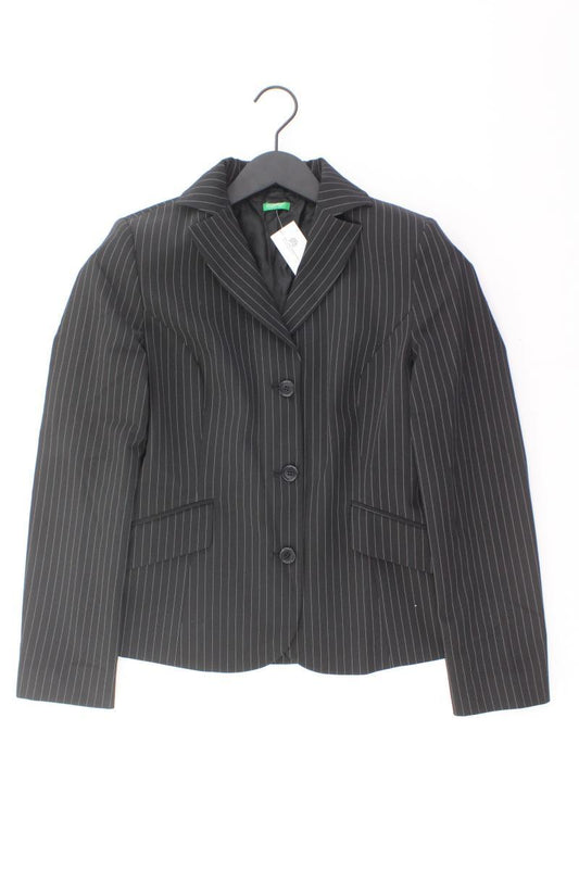 Benetton Blazer Gr. 40 schwarz aus Polyester