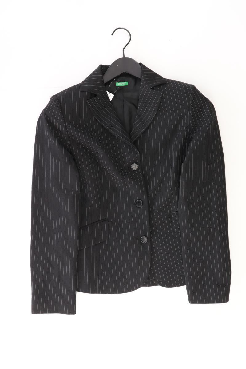 Benetton Classic Blazer Gr. IT 40 (XS) Vintage schwarz aus Polyester