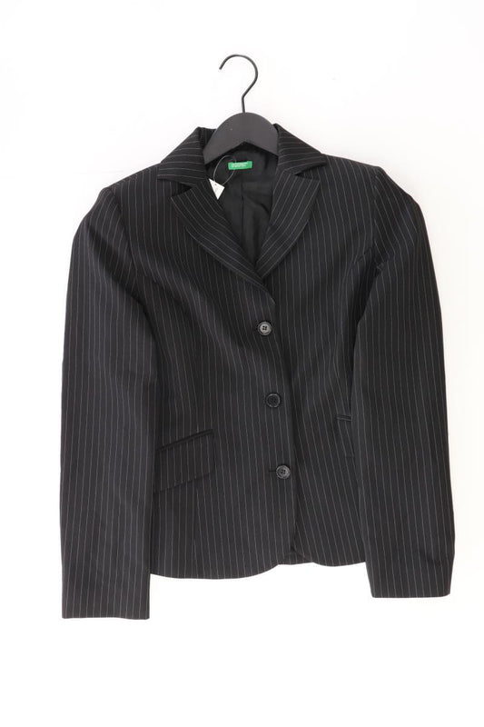 Benetton Classic Blazer Gr. IT 40 (XS) Vintage schwarz aus Polyester
