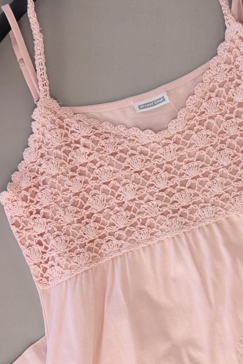 Street One Spaghetti-Top Gr. 40 rosa aus Baumwolle