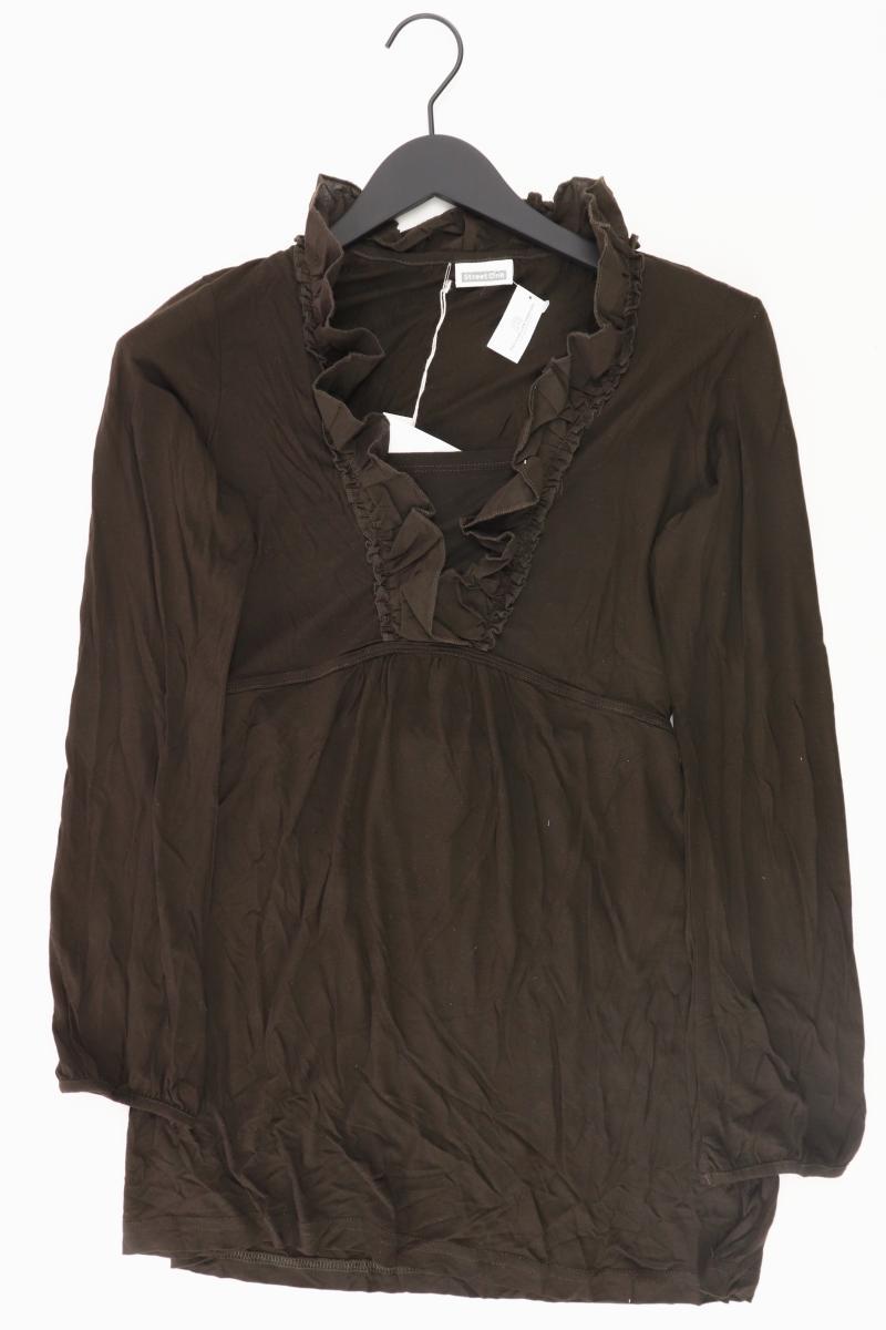 Street One Longsleeve-Shirt Gr. 40 Langarm braun aus Viskose