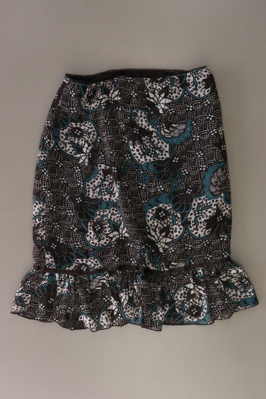 Street One Stretchrock Gr. 34 mit Blumenmuster braun aus Polyester