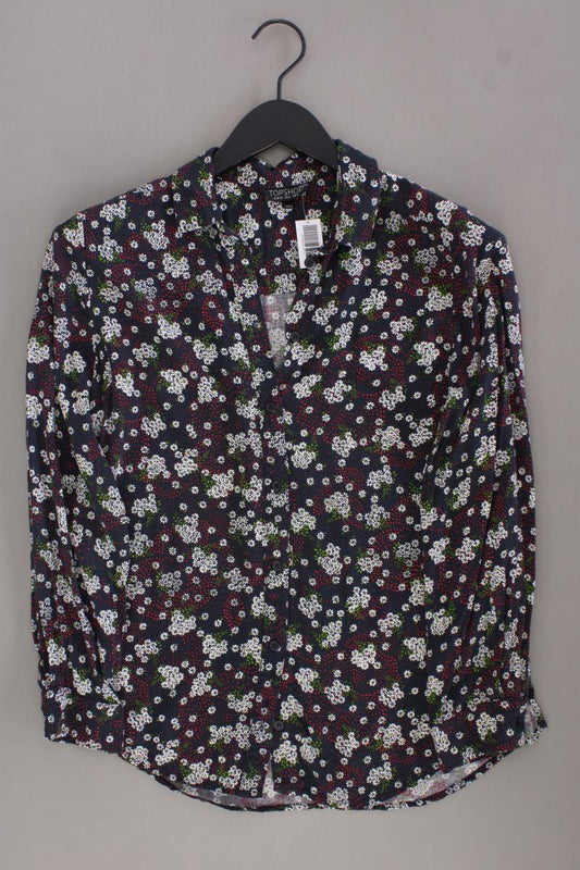Topshop Langarmbluse Gr. 34 mit Blumenmuster mehrfarbig aus Viskose