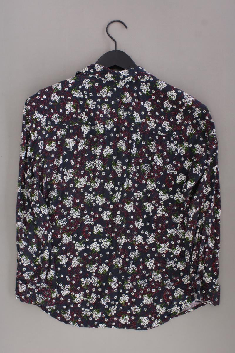 Topshop Langarmbluse Gr. 34 mit Blumenmuster mehrfarbig aus Viskose