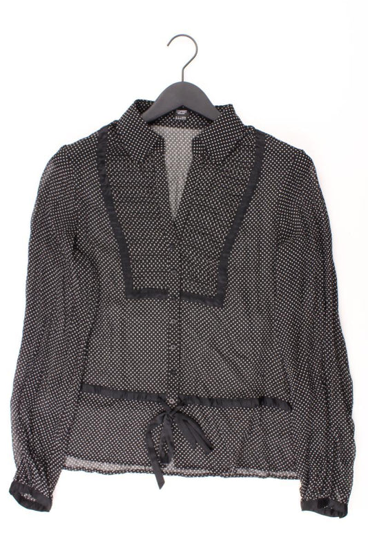 Esprit Langarmbluse Gr. 38 schwarz