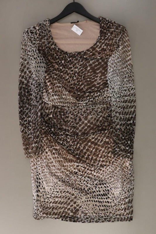 Esprit Collection Abendkleid Gr. M Langarm braun aus Polyester