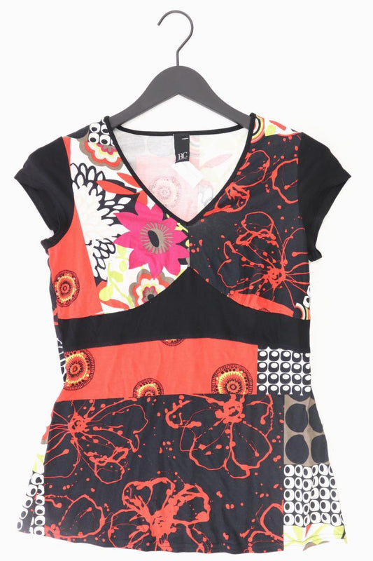 Best Connections Shirt mit V-Ausschnitt Gr. 38 Kurzarm schwarz aus Viskose