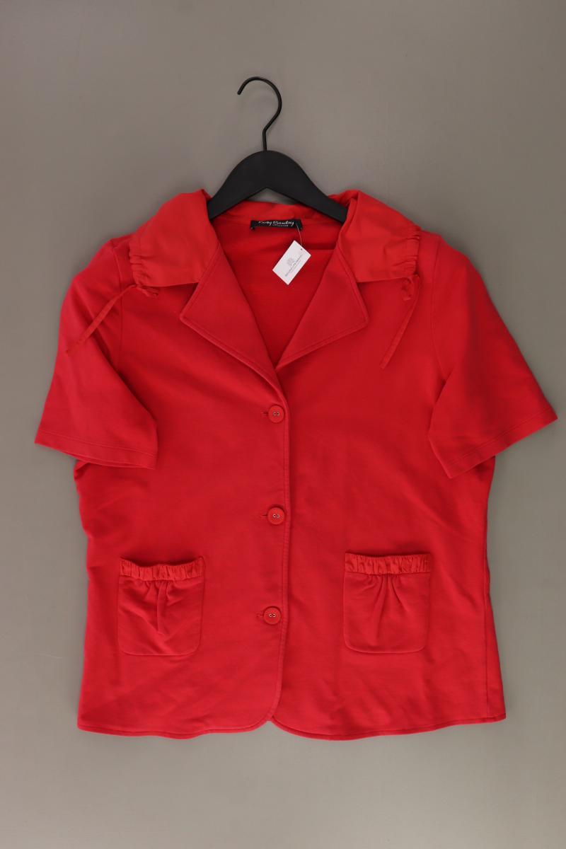 Betty Barclay Kurzarmjäckchen Gr. 42 rot aus Baumwolle