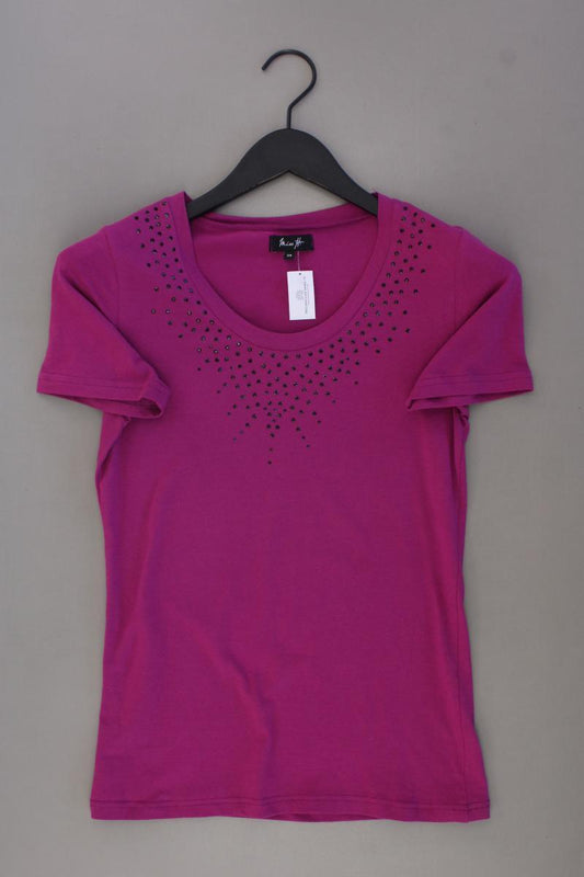 Miss H. T-Shirt Gr. 38 Kurzarm lila aus Baumwolle