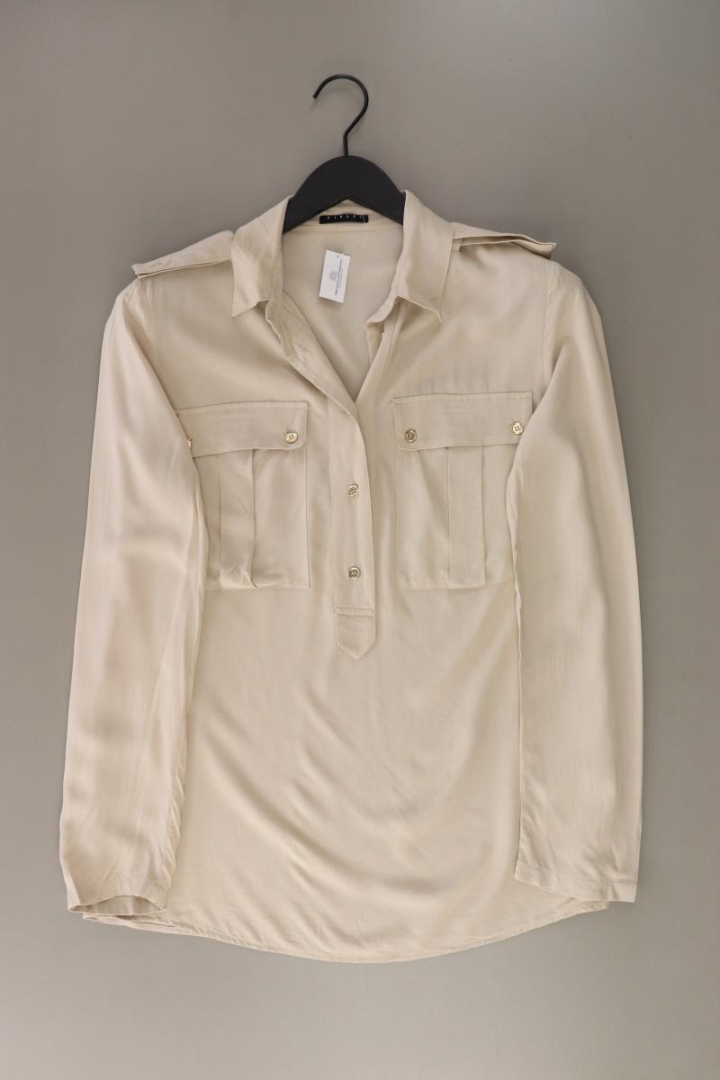 Sisley Oversize Bluse Gr. S Langarm creme aus Viskose