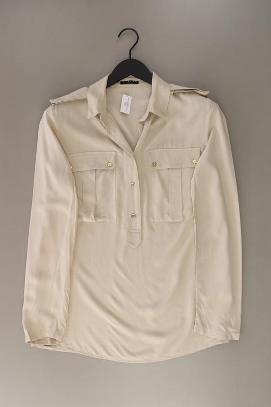 Sisley Oversize Bluse Gr. S Langarm creme aus Viskose
