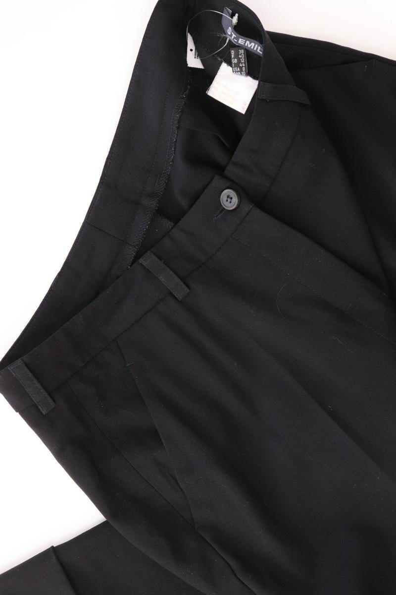 St. Emile Anzughose Gr. 38 schwarz aus Polyester