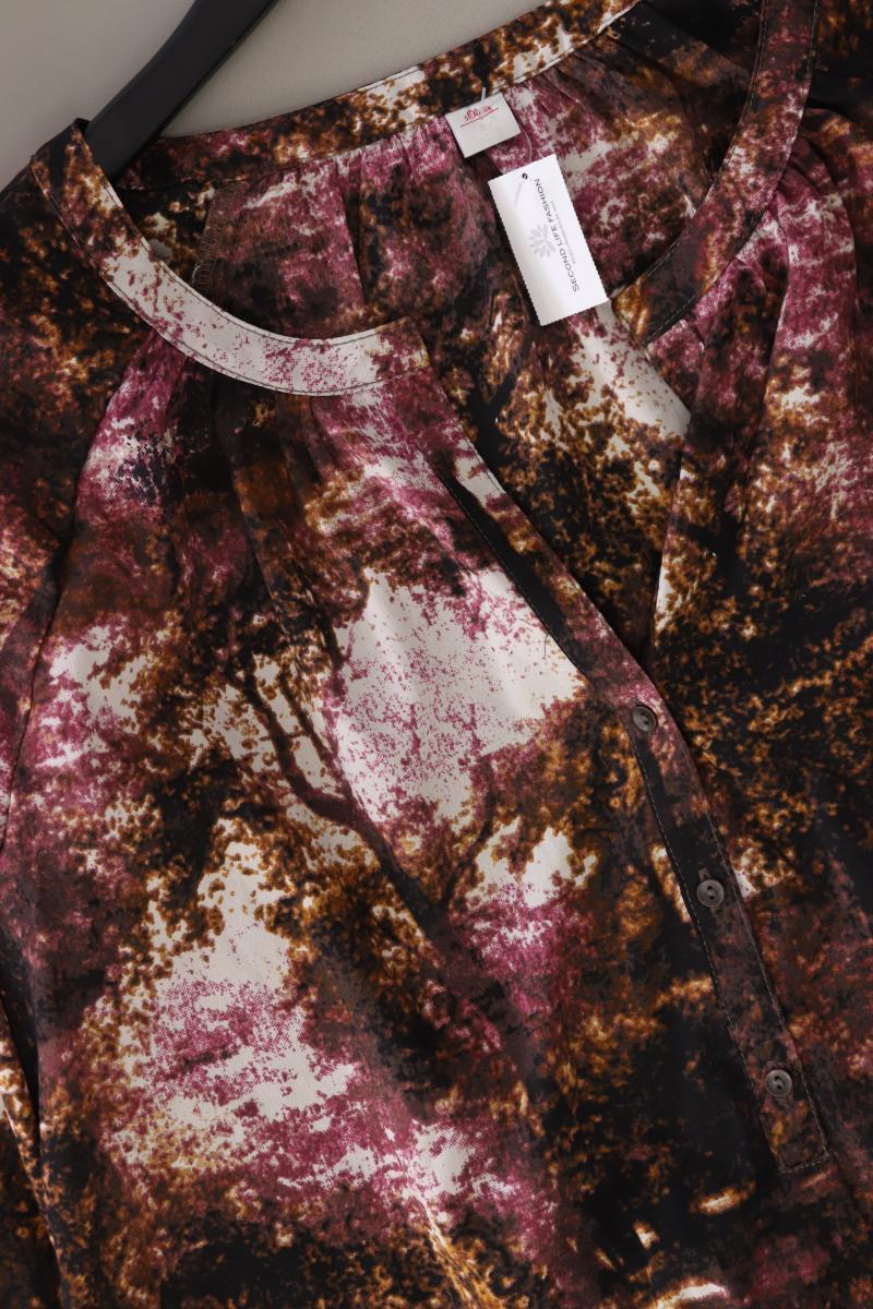 s.Oliver Langarmbluse Gr. 40 mehrfarbig aus Polyester