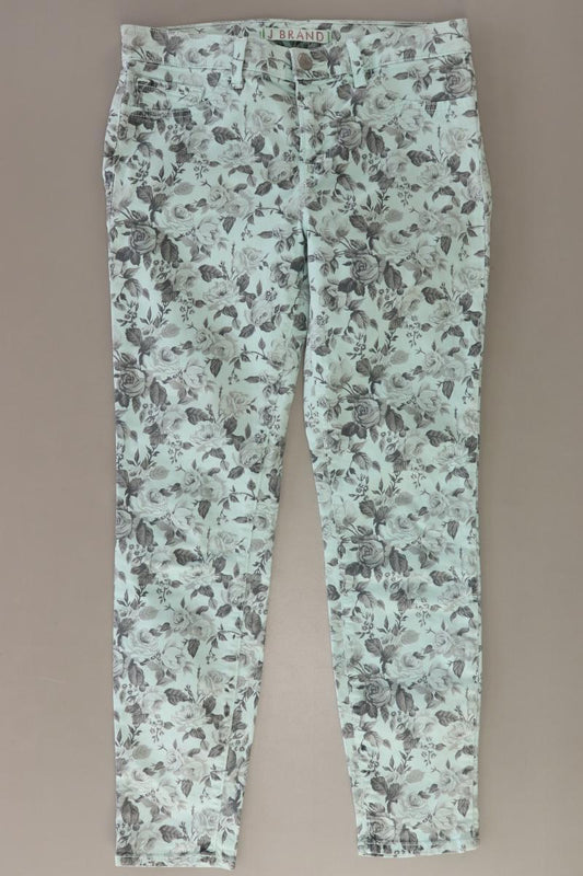 J Brand Skinny Jeans Gr. W27 mit Blumenmuster türkis aus Baumwolle