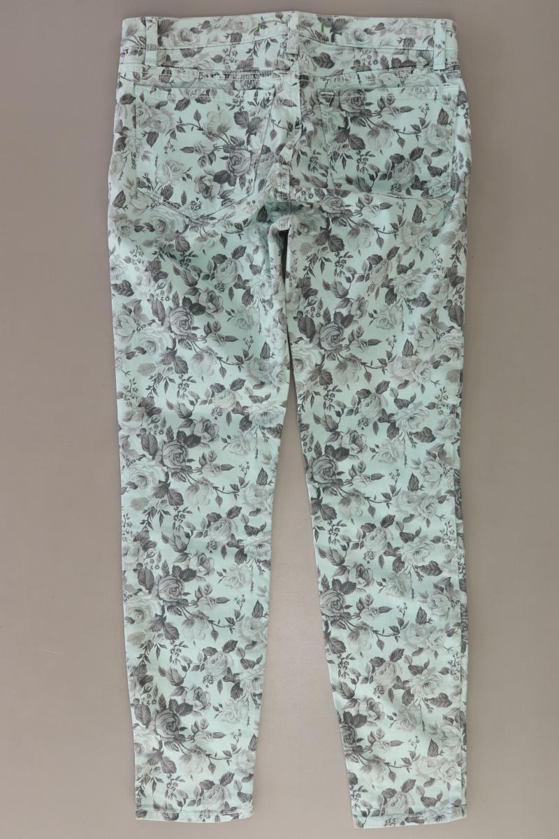 J Brand Skinny Jeans Gr. W27 mit Blumenmuster türkis aus Baumwolle