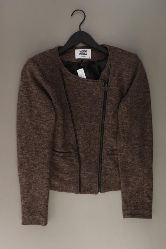 Vero Moda Übergangsjacke Gr. L braun aus Baumwolle