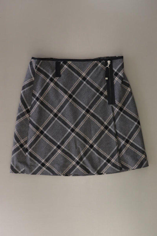 Gerry Weber Rock Gr. 40 kariert grau aus Baumwolle